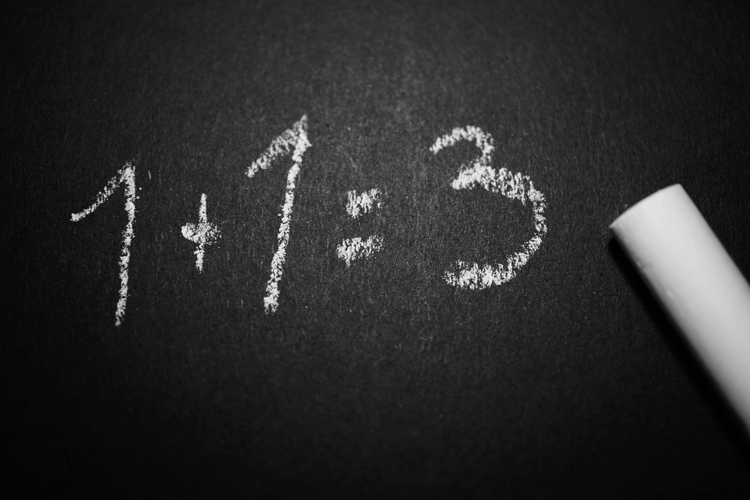 a chalk on a blackboard
